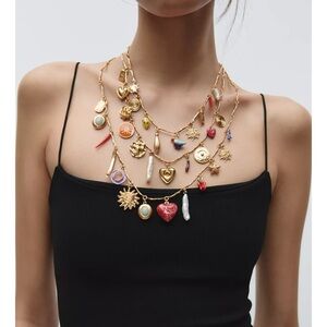 Zara 3 pack of charm necklaces